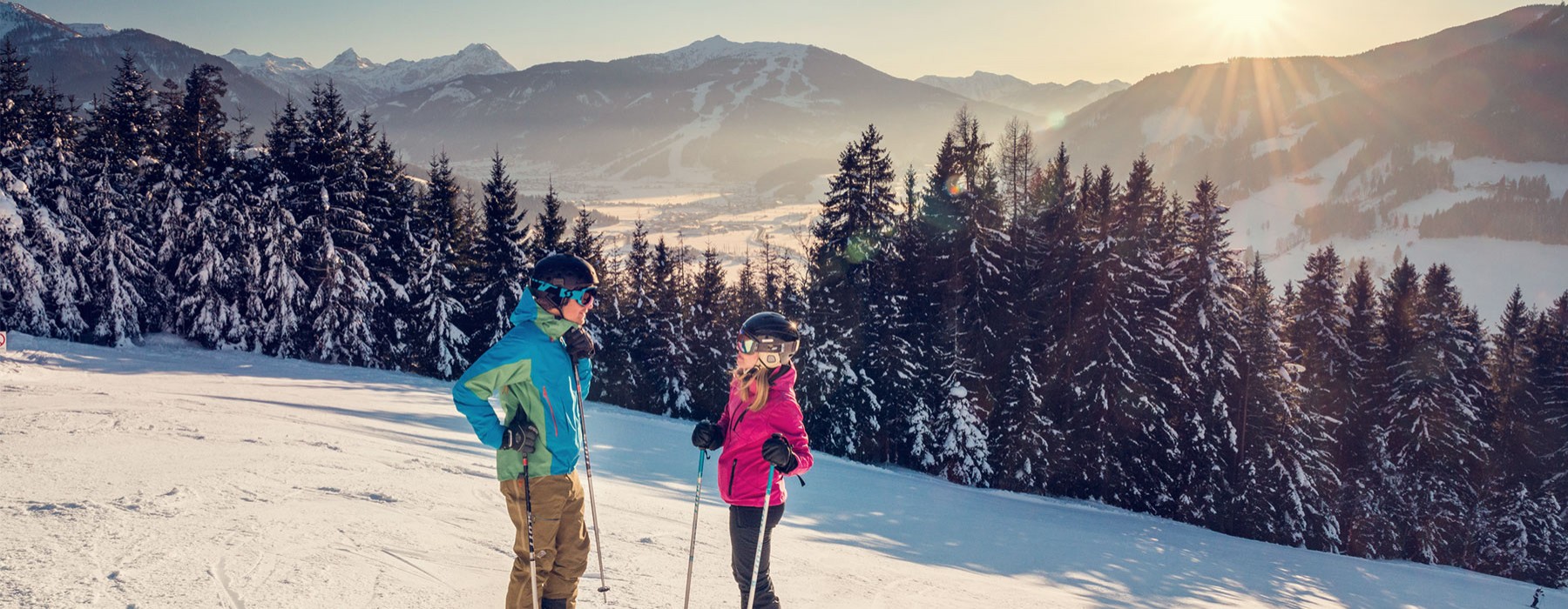 Skifahren am Monte Popolo © Tourismusverband Eben - Sobietzki